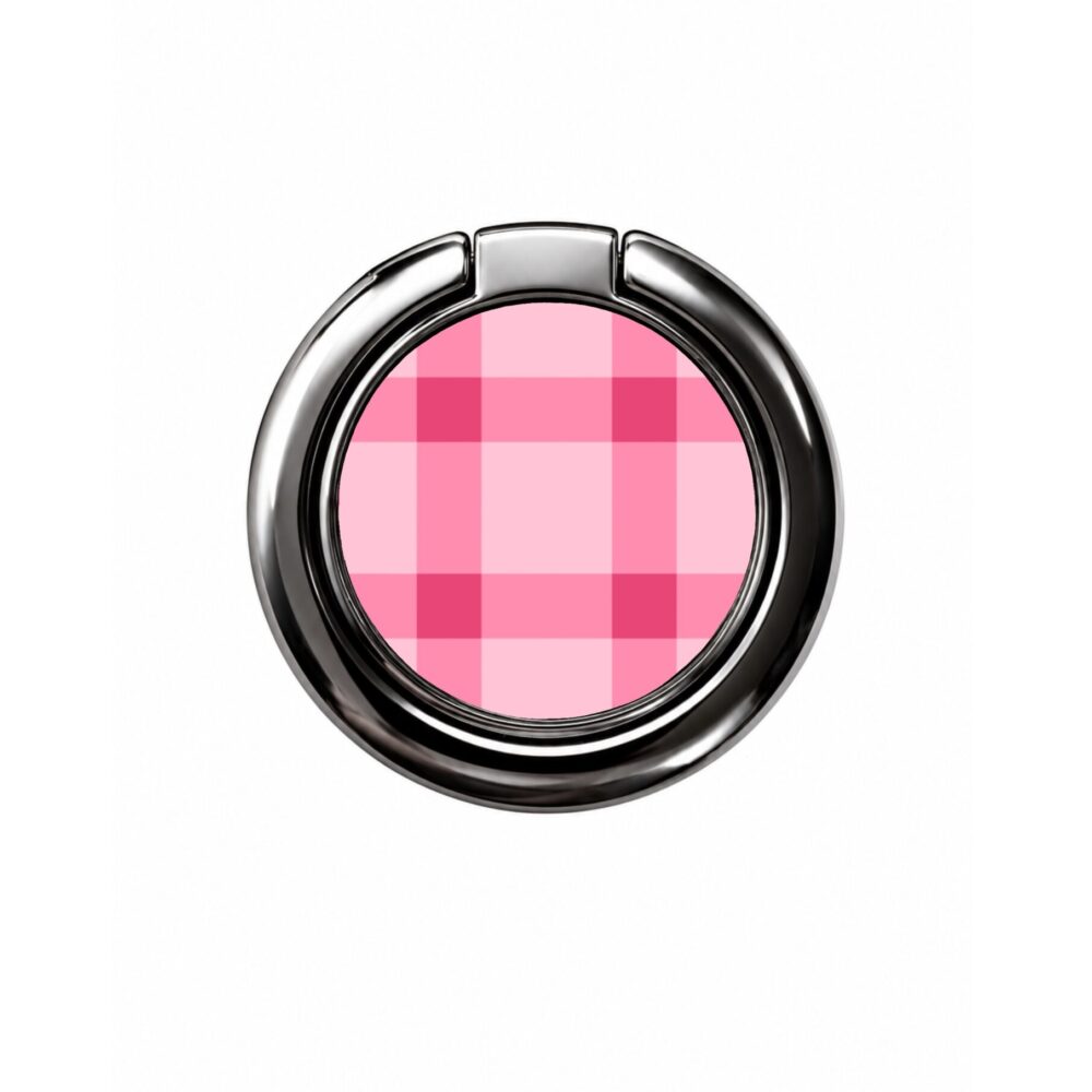 Pink Tartan - Priklijuojamas Žiedas