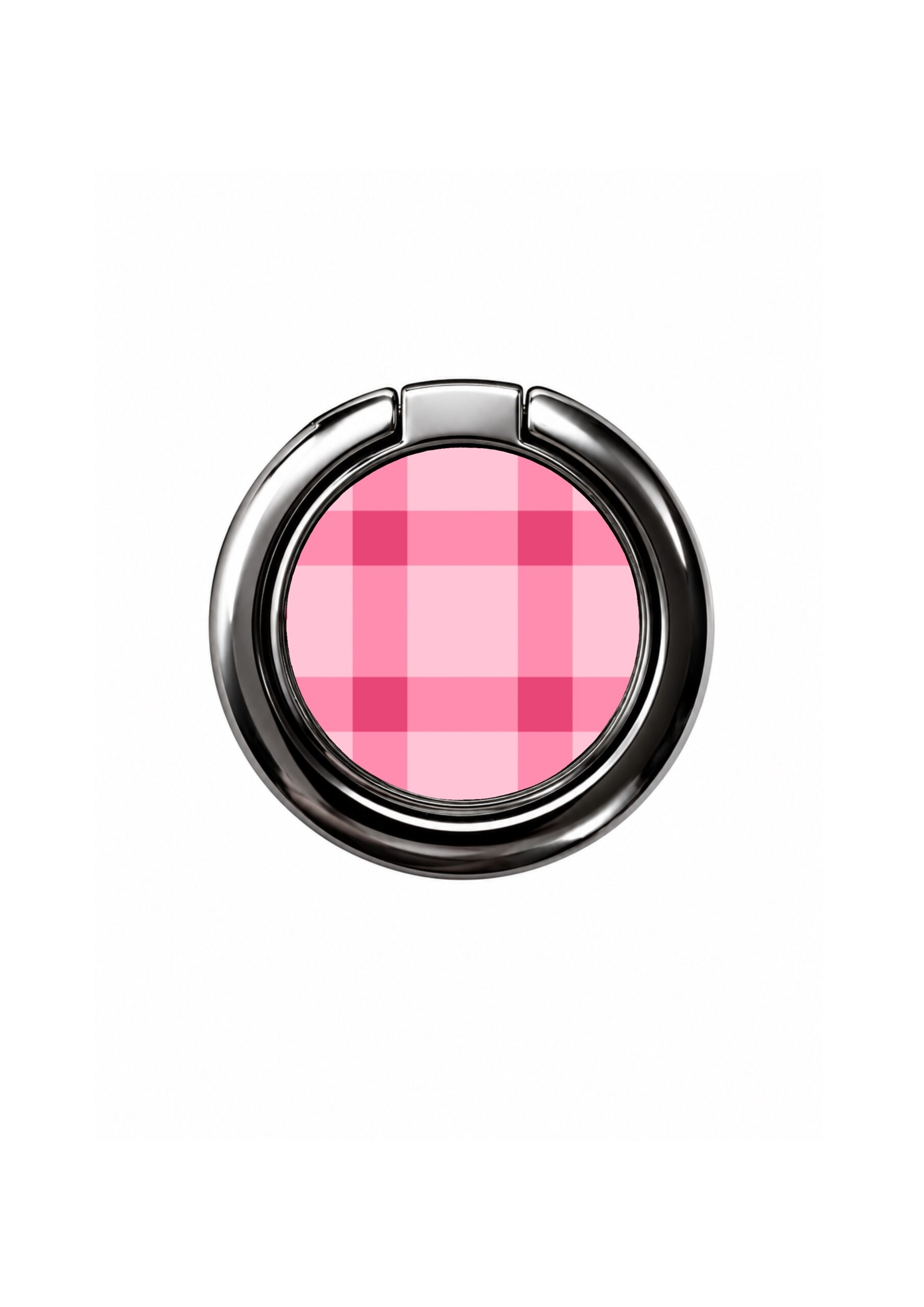 Pink Tartan - Priklijuojamas Žiedas